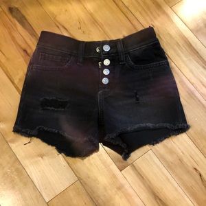 Old navy ripped style black cutoff shorts